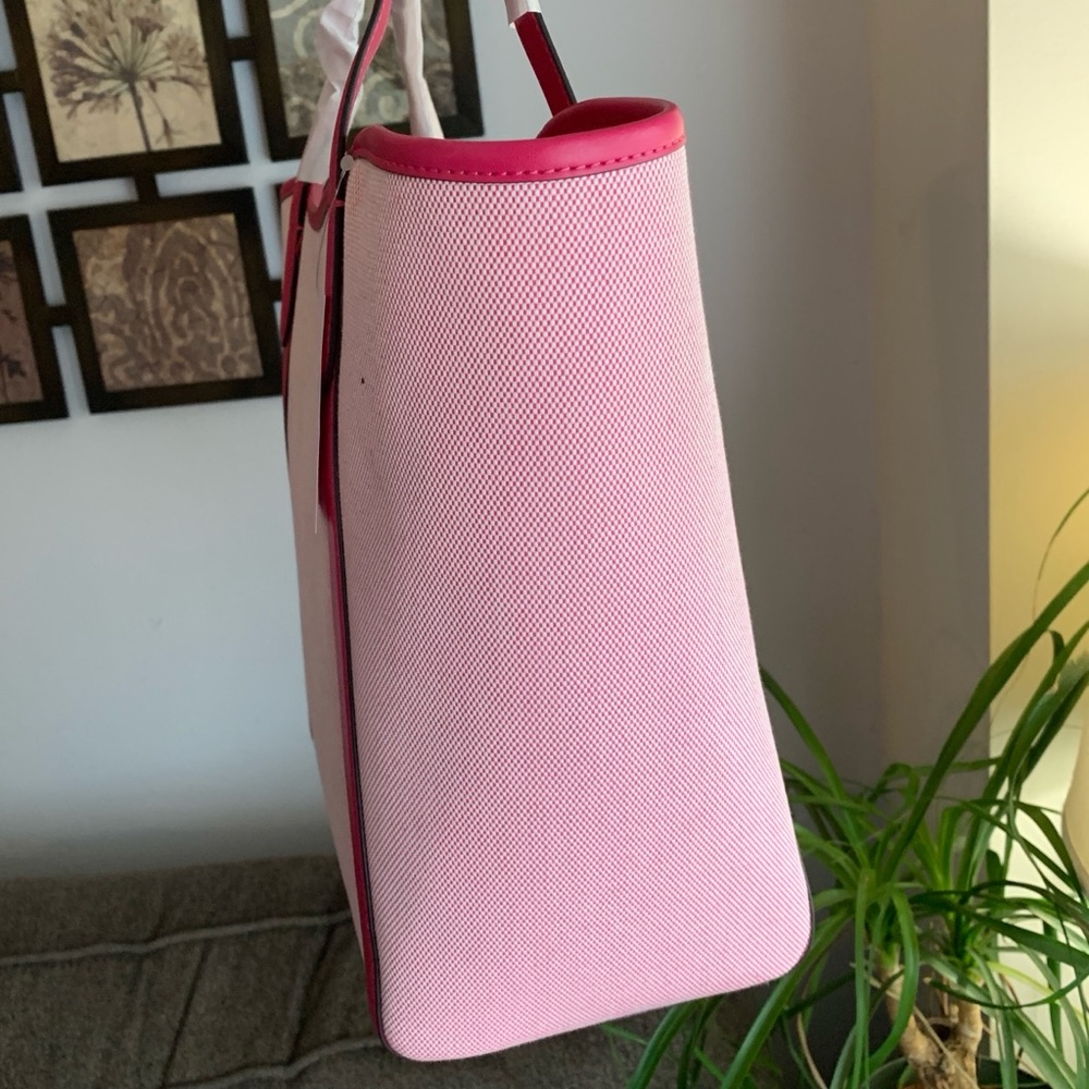 SOLD⛔️Authentic KATE SPADE Leather/canvas zip tote - Picture 11 of 15